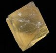 Yellow, Cleaved Fluorite Octahedron - Illinois #37829-1